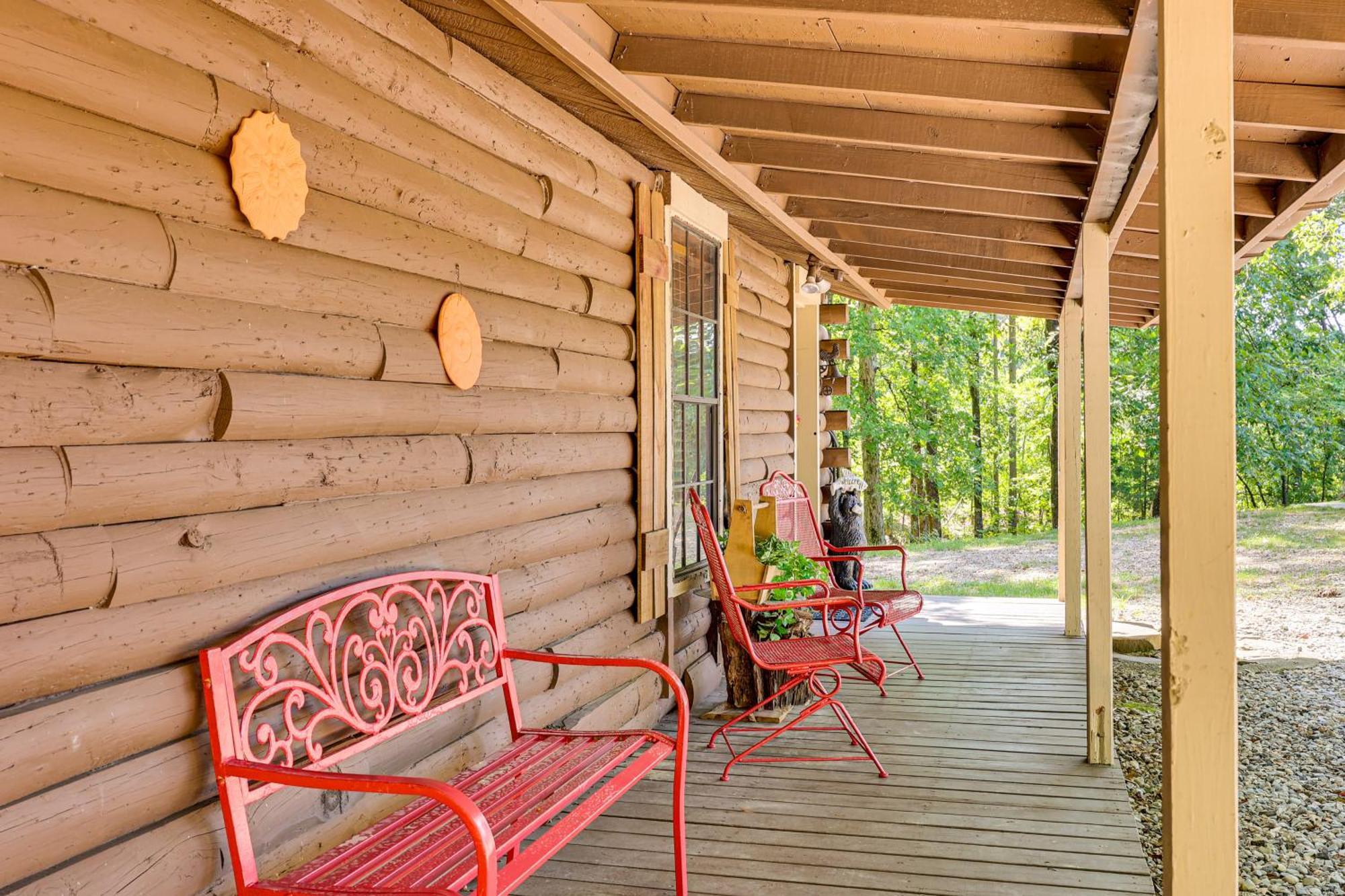 Arkansas Log Cabin Rental Near Lake Greeson! Mount Moriah Extérieur photo